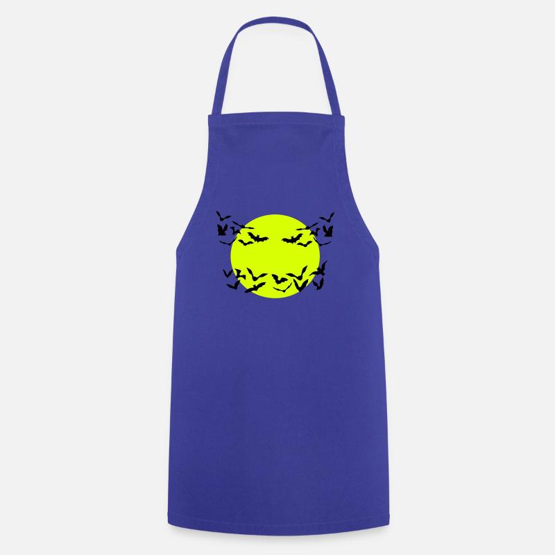 Bats, Bat - Cooking Apron - royal blue