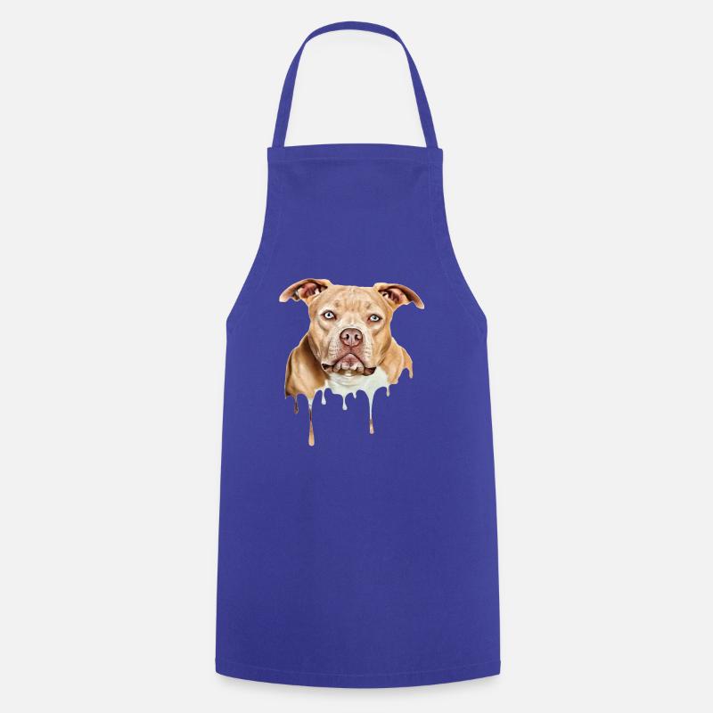 Bully Art American Bully Exotic Bully - Tablier de cuisine - bleu royal