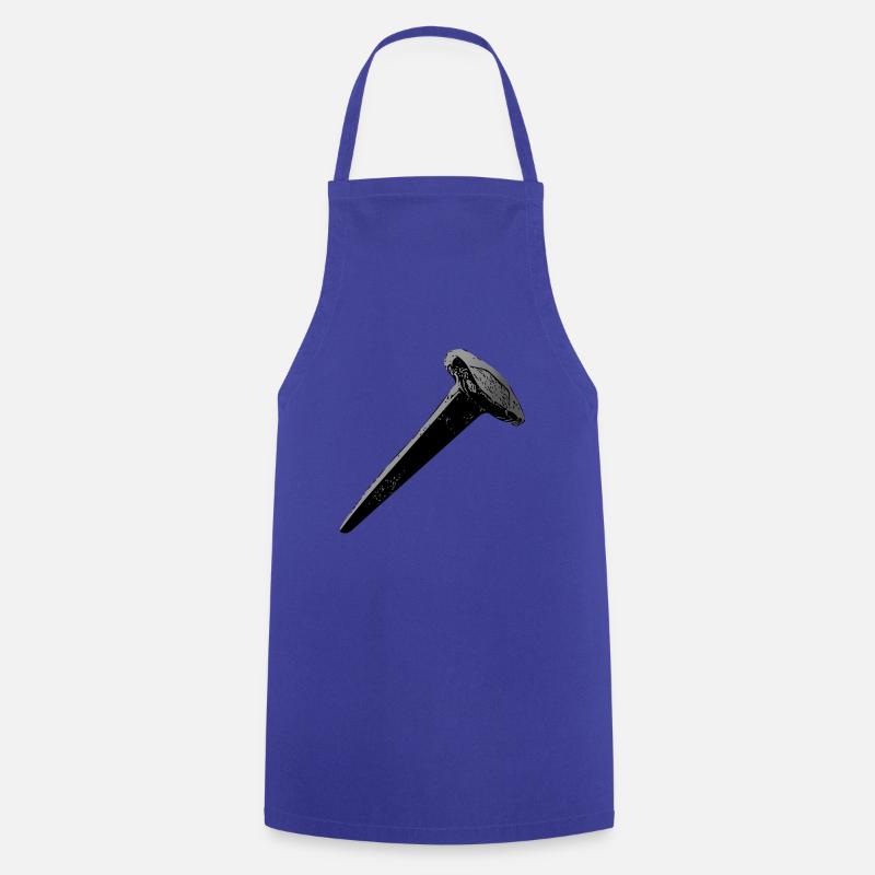 clou - Tablier de cuisine - bleu royal