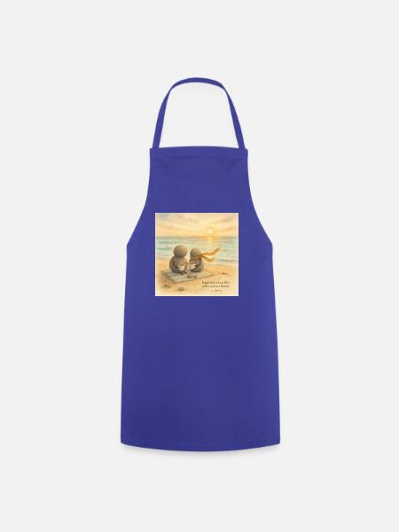 Sea Breeze Kaffee Begleiter - Kochschürze - Royalblau
