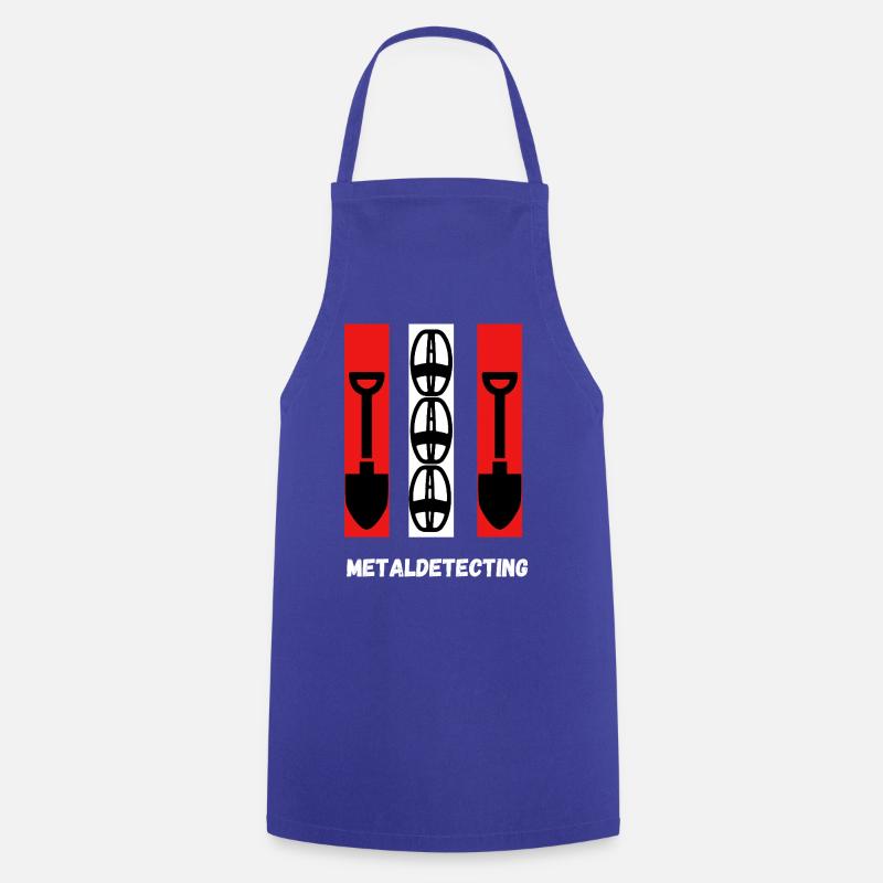 Détection des métaux - Tablier de cuisine - bleu royal