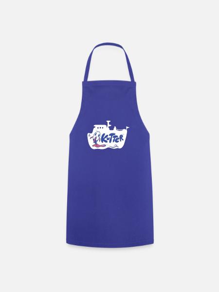 Fischkutter - Kochschürze - Royalblau