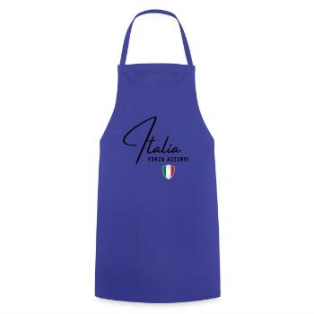 Italian flag, Italian pride - Cooking Apron - royal blue - Front - AI Model Male 185 dark (185cm)
