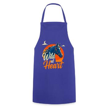 Wild at Heart - Tablier de cuisine - bleu royal - Devant - AI Model Male 185 dark (185cm)