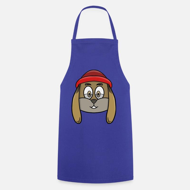 Chiot mignon - Tablier de cuisine - bleu royal