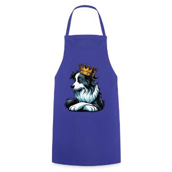 Border Collie Collie Owner Collie Lover - Cooking Apron - royal blue - Front - AI Model Male 185 dark (185cm)