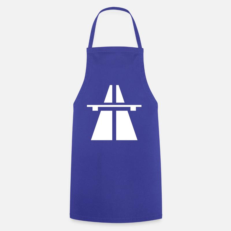 Autobahn - Kochschürze - Royalblau