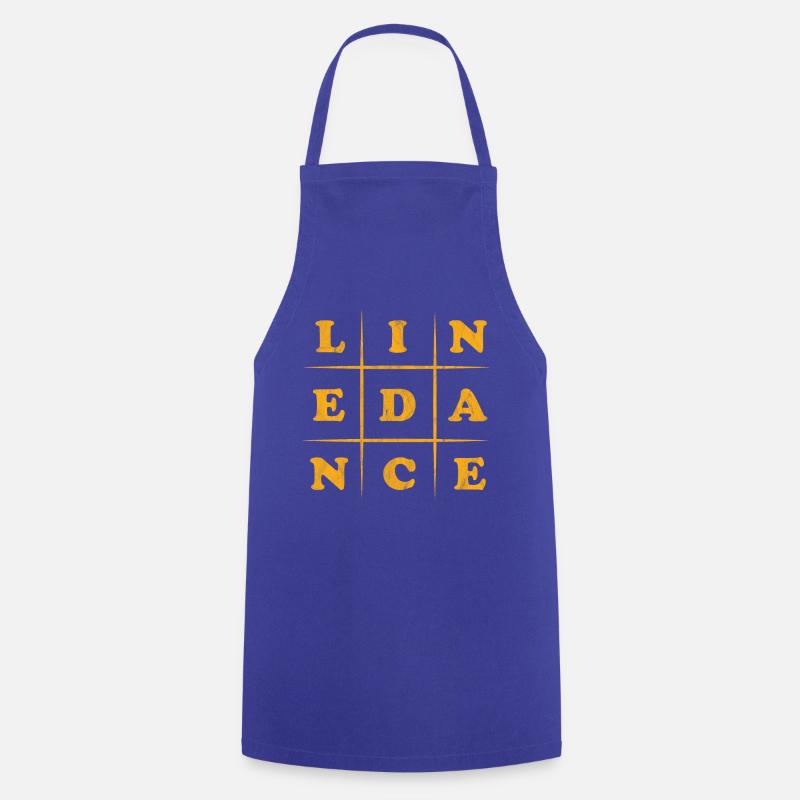 Line dance - line dance - Cooking Apron - royal blue