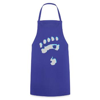 Eisbär 8 - Kochschürze - Royalblau - Vorne - AI Model Male 185 dark (185cm)