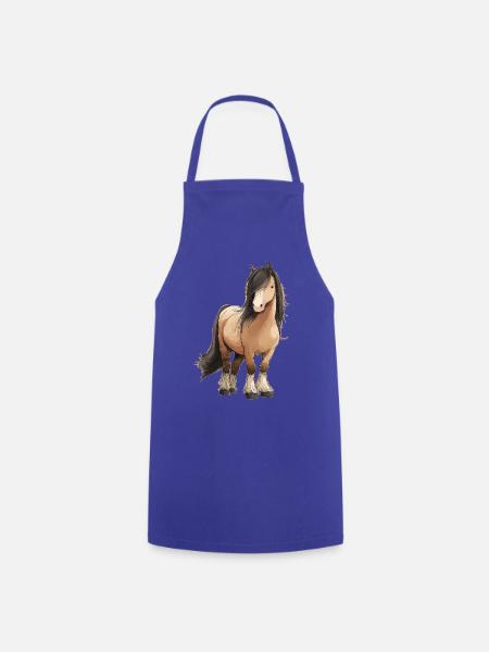 Pony - Kochschürze - Royalblau