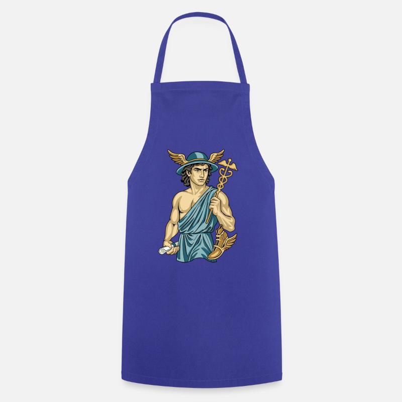 Hermès - Tablier de cuisine - bleu royal