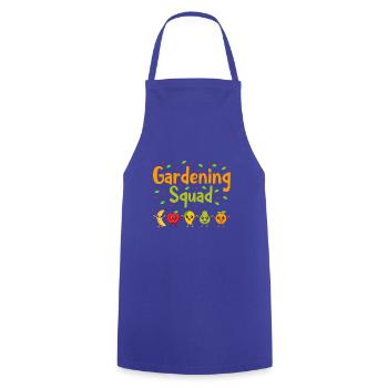 Jardinier mignon, amateur de légumes, amoureux de - Tablier de cuisine - bleu royal - Devant - AI Model Male 185 dark (185cm)