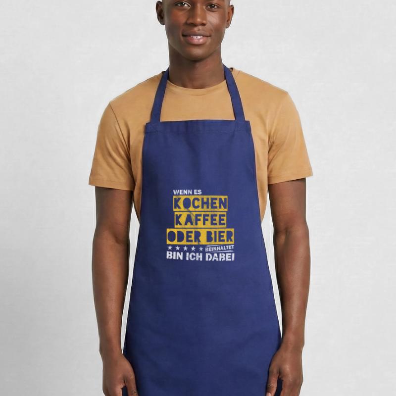 Kochen Kaffee oder Bier Junggesellenabschied Kochschürze