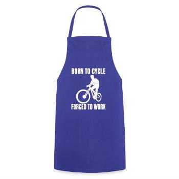 Fahrrad Radfahren Fahrradtour Mountainbike Radeln - Kochschürze - Royalblau - Vorne - AI Model Male 185 dark (185cm)