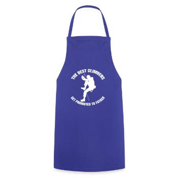 Escalade Montagnes Alpinisme Randonnée en montagne Bloc - Tablier de cuisine - bleu royal - Devant - AI Model Male 185 dark (185cm)