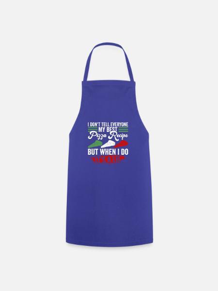 Hobby Pizzabäcker Pizza - Kochschürze - Royalblau