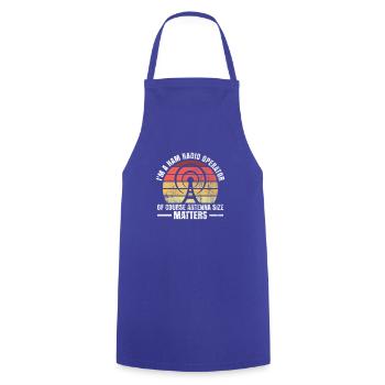 Amateurfunk-design Für Amateur-amateurfunker - Tablier de cuisine - bleu royal - Devant - AI Model Male 185 dark (185cm)