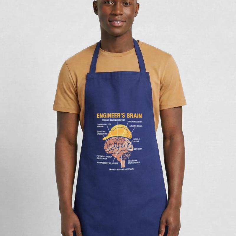 Engineer Brain Mechanical Engineering Electrical Engineering Cooking Apron