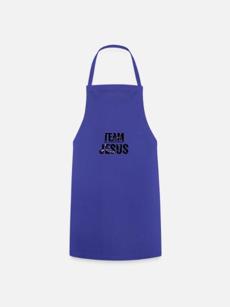 Team Jesus - Kochschürze - Royalblau