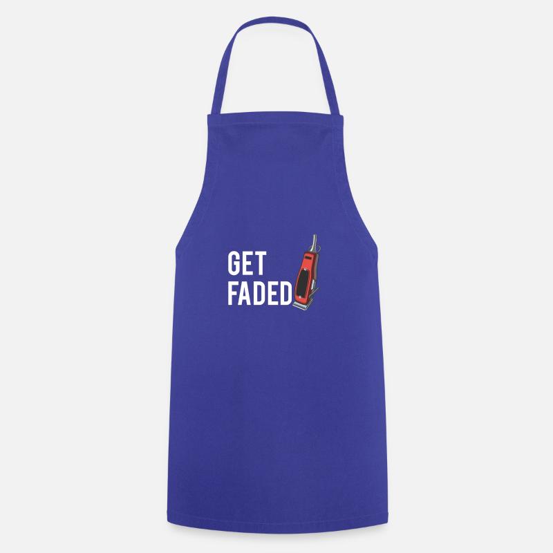Barber, gift - Cooking Apron - royal blue