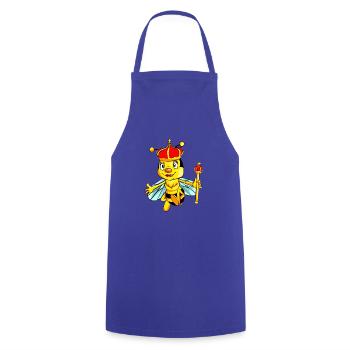 abeille abeille reine reine abeille dessin conception - Tablier de cuisine - bleu royal - Devant - AI Model Male 185 dark (185cm)