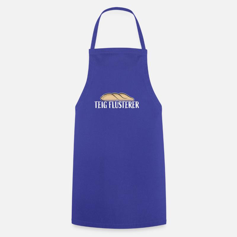 TEIG FLÜSTERER Lustiges Bäcker Geschenk Backen - Kochschürze - Royalblau