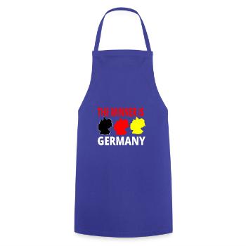 Deutschland Roadtrip Urlaub Ferien T-Shirt - Kochschürze - Royalblau - Vorne - AI Model Male 185 dark (185cm)