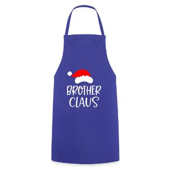 Bruder Bros Weihnachtsmann Lustig T-Shirt - Kochschürze - Royalblau - Vorne - AI Model Male 185 dark (185cm)