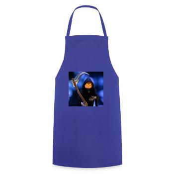 Der Sensenmann zu Halloween - Kochschürze - Royalblau - Vorne - AI Model Male 185 dark (185cm)