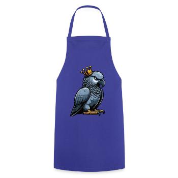 African grey parrot parrot owner parrot keeper - Cooking Apron - royal blue - Front - AI Model Male 185 dark (185cm)