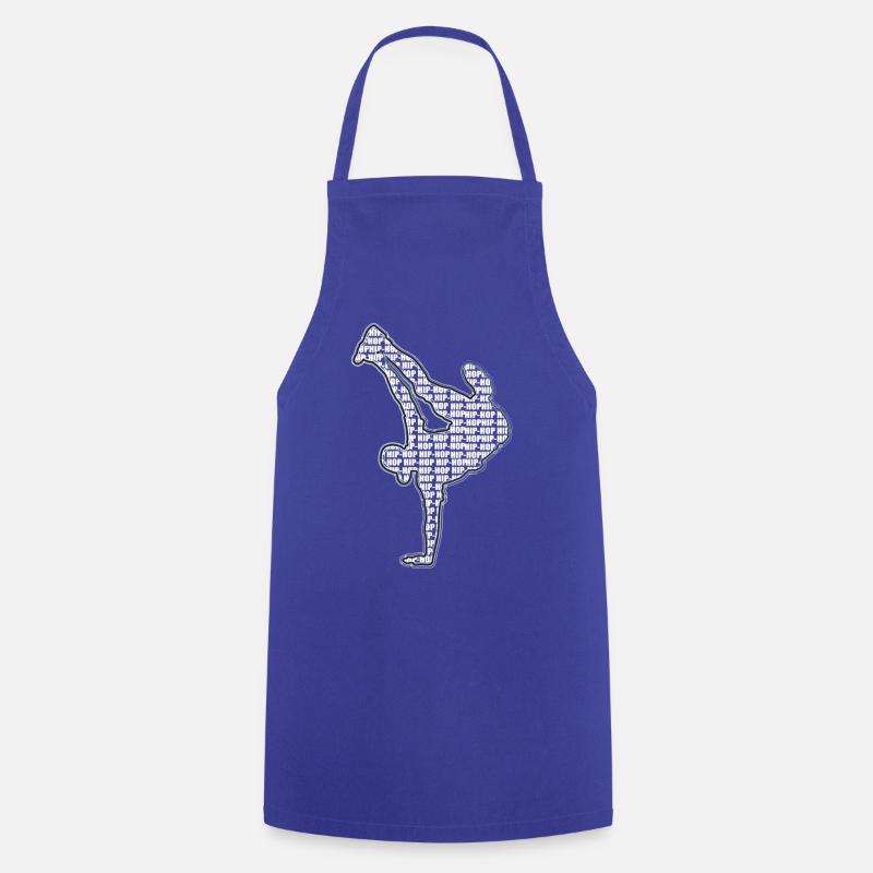 Breakdance - Tablier de cuisine - bleu royal