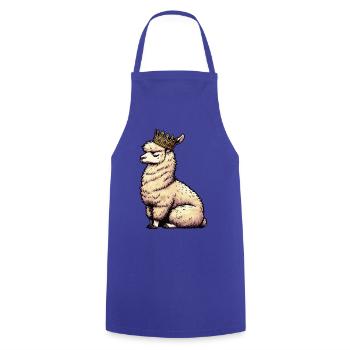 alpaca llama owner alpaca llamas llamas llamas - Cooking Apron - royal blue - Front - AI Model Male 185 dark (185cm)
