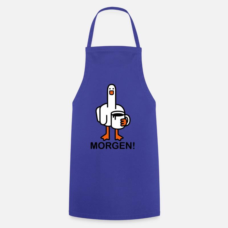 Bonjour! - Tablier de cuisine - bleu royal