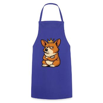 Corgi Corgis Welsh Corgi Corgi Owners Corgis - Cooking Apron - royal blue - Front - AI Model Male 185 dark (185cm)