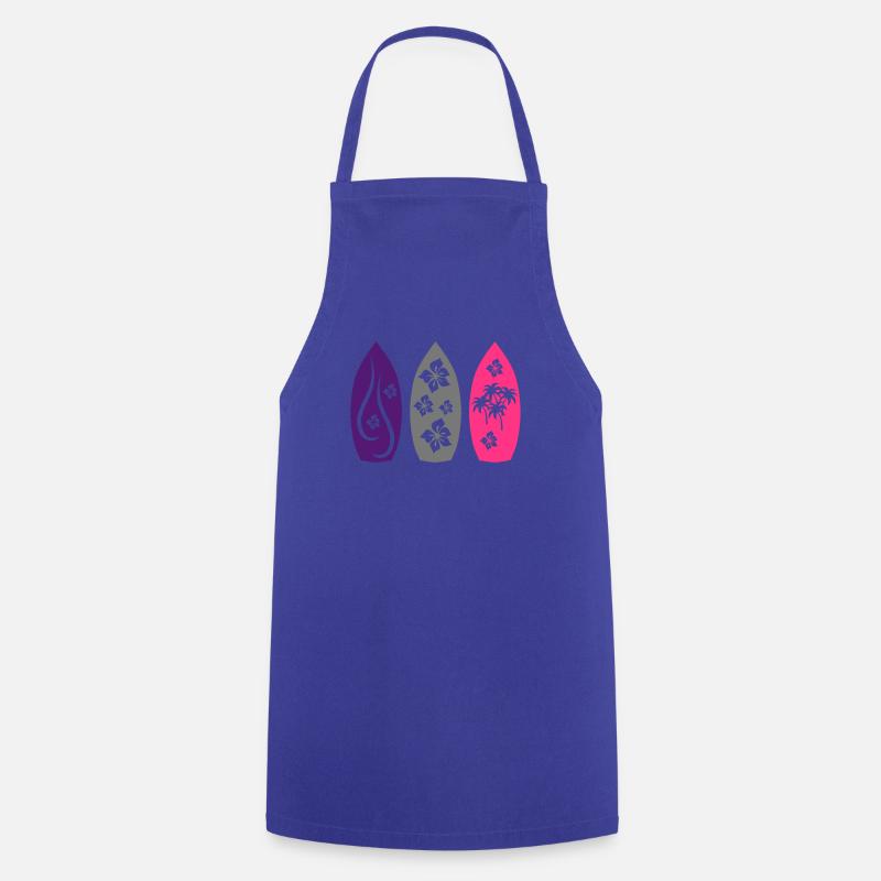 planche de surf - Tablier de cuisine - bleu royal
