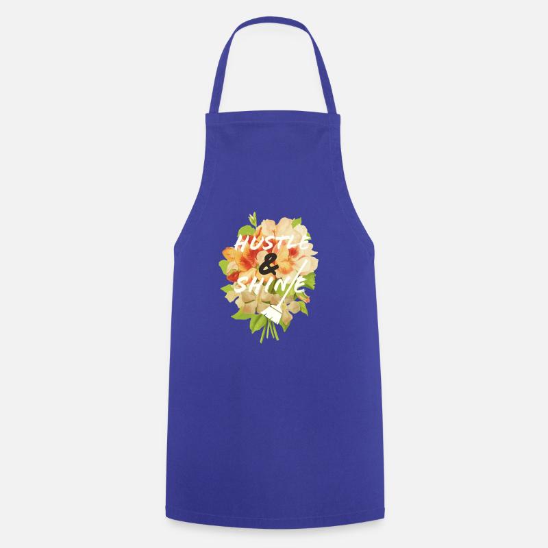 Hustle & Shine - Tablier de cuisine - bleu royal