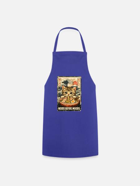 Maneki Neko Fortune Ramen - Kochschürze - Royalblau