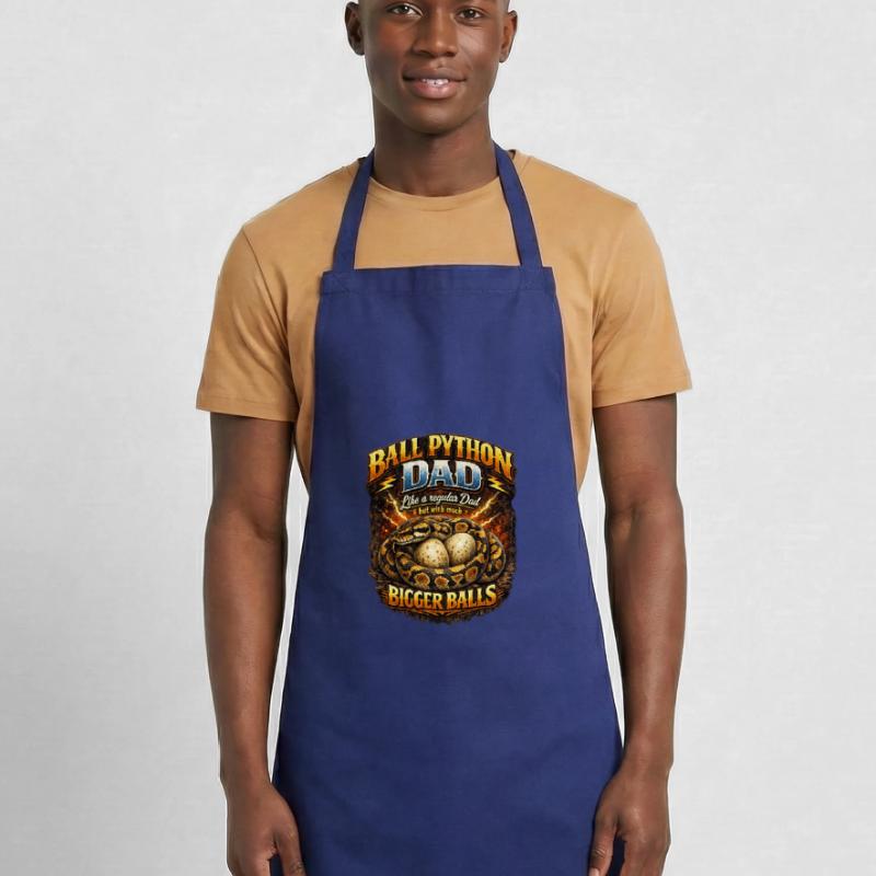 Ball Python Dad Bigger Eggs King Python Owner Cooking Apron