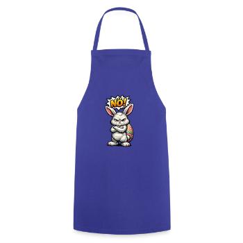 Nope Easter Bunny Easter - Cooking Apron - royal blue - Front - AI Model Male 185 dark (185cm)