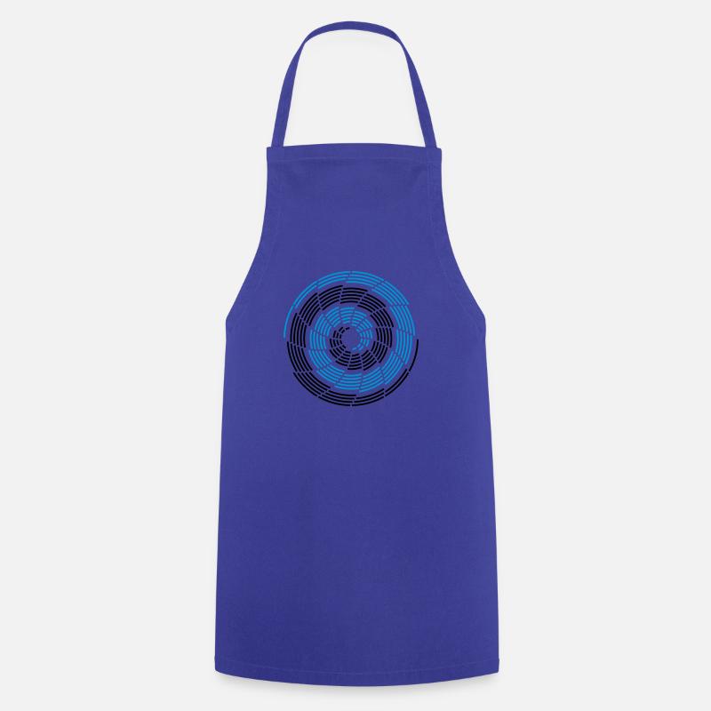 Stroke Galaxy - Cooking Apron - royal blue