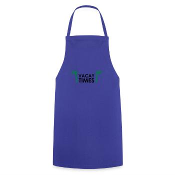 Vacay times vacation summer sun beach gift - Cooking Apron - royal blue - Front - AI Model Male 185 dark (185cm)