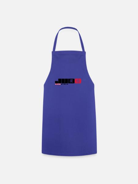 judo - Tablier de cuisine - bleu royal