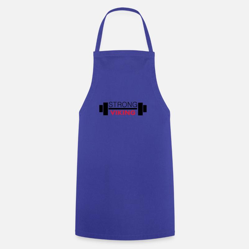 Strong Viking - Cooking Apron - royal blue