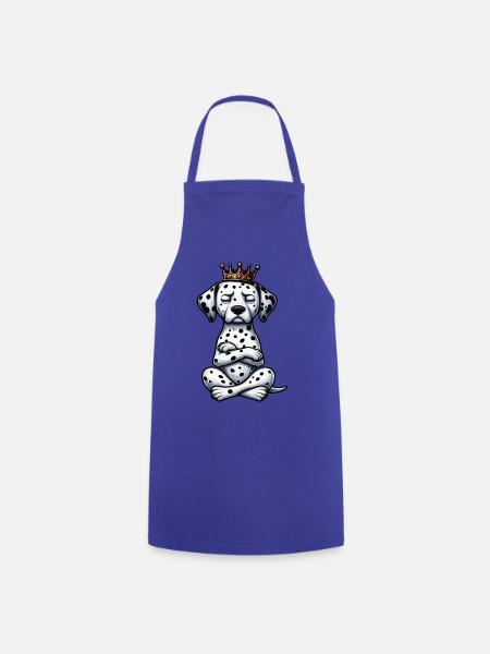 Dalmatiner Dalmatinerhalter Dalmatinerbesitzer - Kochschürze - Royalblau