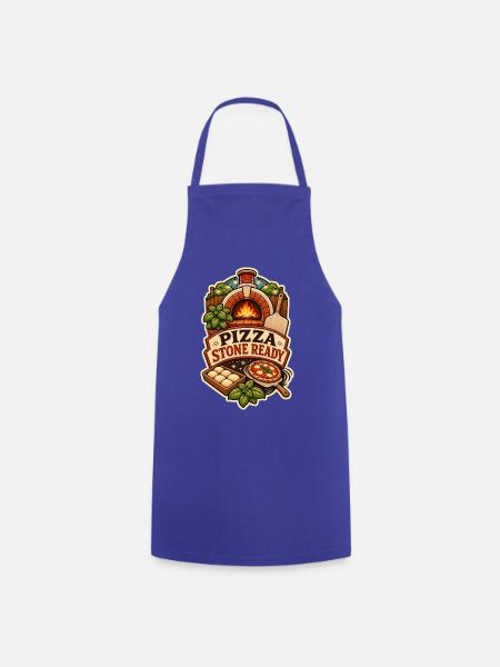 PIZZA STONE READY - Kochschürze - Royalblau
