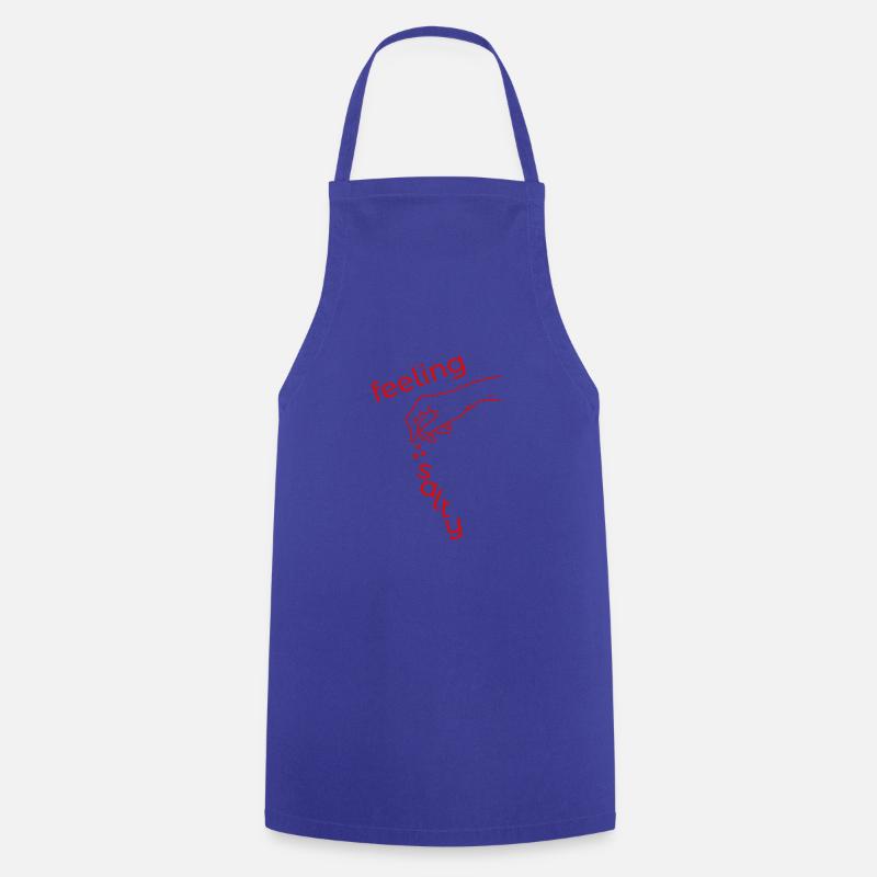 Feeling salty - Cooking Apron - royal blue