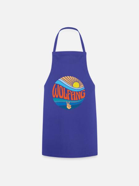 Wolfang Hemd Vintage Sunset Wolfang Groovy Krawatte - Kochschürze - Royalblau
