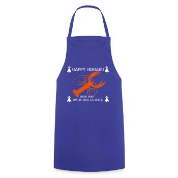BREIZH HOMARD ! - Tablier de cuisine - bleu royal - Devant - AI Model Male 185 dark (185cm)