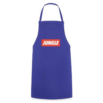 Jungle - Cooking Apron - royal blue - Front - AI Model Male 185 dark (185cm)