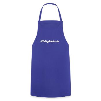 Hobbybäckerin Bäckerin Konditor Backen - Kochschürze - Royalblau - Vorne - AI Model Male 185 dark (185cm)